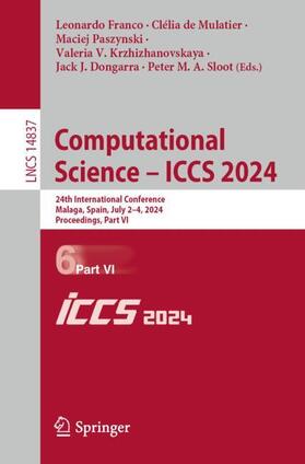 Computational Science ¿ ICCS 2024