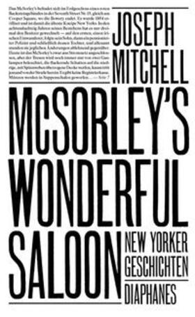 Mitchell, J: McSorley's Wonderful Saloon
