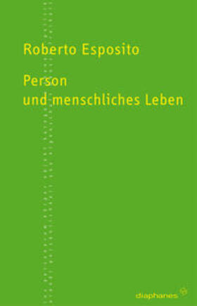 Person und menschliches Leben