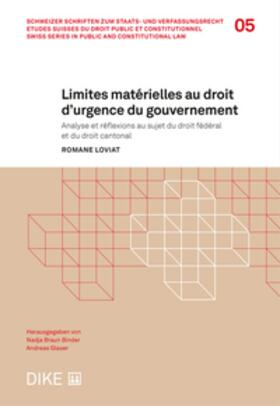 Limites matérielles au droit d'urgence du gouvernement