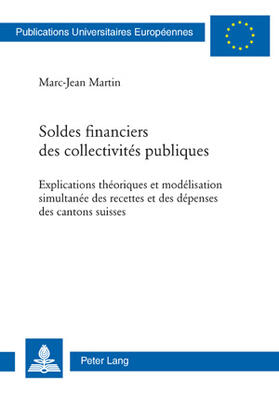 Soldes financiers des collectivités publiques