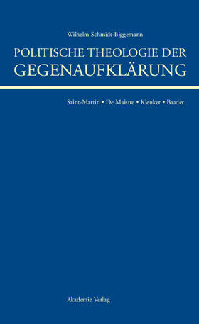 Politische Theologie der Gegenaufklärung