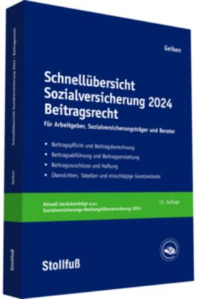 Geiken, M: Schnellübersicht Sozialversicherung 2024/Beitrag.