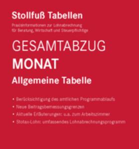 Tabelle, Gesamtabzug 2024 Monat