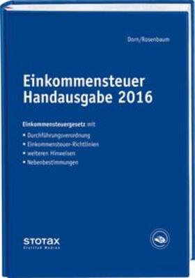 Einkommensteuer Handausgabe 2016