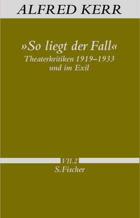 Kerr, A: So liegt d. Fall