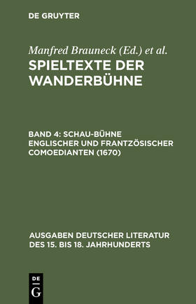 Schau-Bühne englischer und frantzösischer Comoedianten (1670)