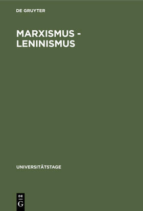Marxismus - Leninismus