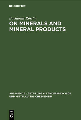 On Minerals and Mineral Products