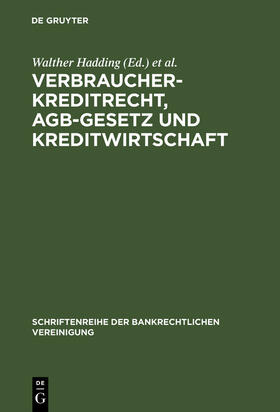 Verbraucherkreditrecht, AGB-Gesetz und Kreditwirtschaft