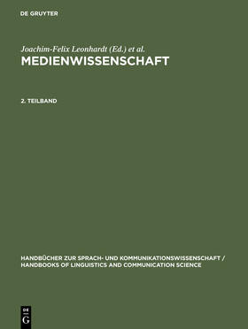 Medienwissenschaft. 2. Teilband