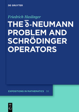 Haslinger, F: D-bar Neumann Problem and Schrödinger Operator