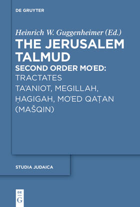 Tractates Ta'aniot, Megillah, Hagigah and Mo'ed Qatan (Ma¿qin)