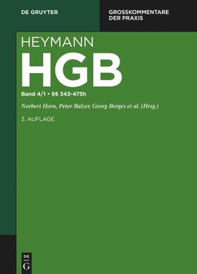 HGB, Band 4/1 §§ 343-475h