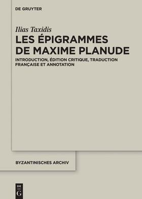 Les Épigrammes de Maxime Planude