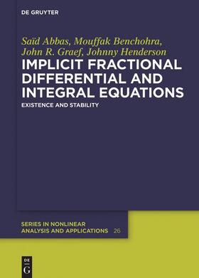 Implicit Fractional Differential and Integral Equations