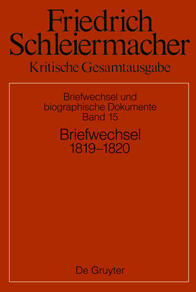 Briefwechsel 1819–1820