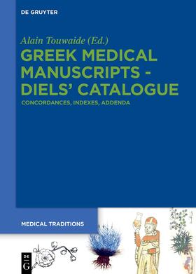 Greek Medical Manuscripts - Diels’ Catalogue