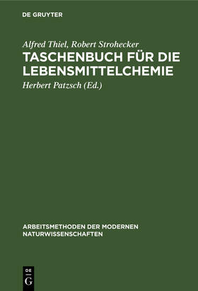 Taschenbuch für die Lebensmittelchemie