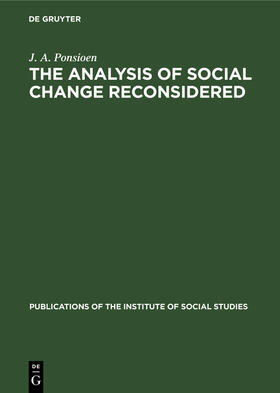 The analysis of social change reconsidered