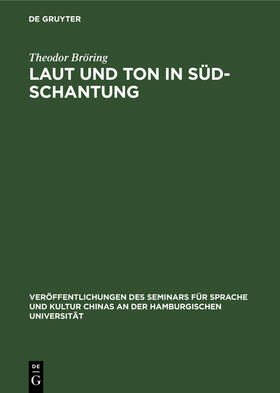 Laut und Ton in Süd-Schantung