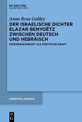 Galiley, A: Der israelische Dichter Elazar Benyoëtz zwischen