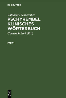 Pschyrembel Klinisches Wörterbuch