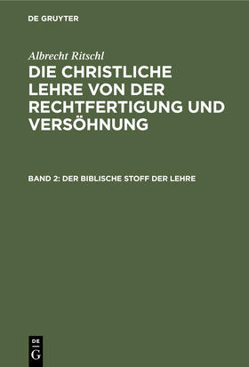 Der biblische Stoff der Lehre