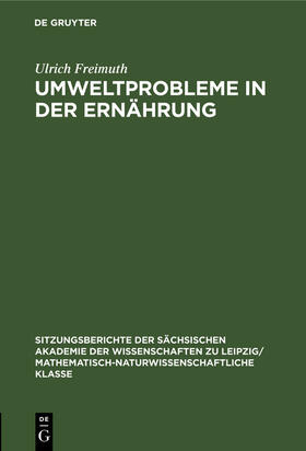 Umweltprobleme in der Ernährung