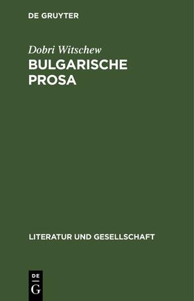 Bulgarische Prosa