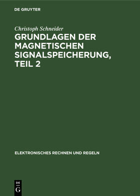 Magnetbänder und Grundlagen der Transportwerke