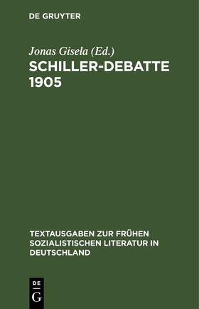 Schiller-Debatte 1905