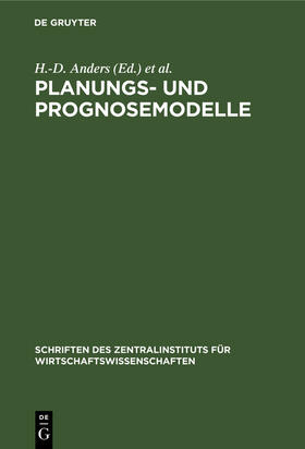 Planungs- und Prognosemodelle