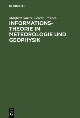 Informationstheorie in Meteorologie und Geophysik