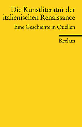 Die Kunstliteratur der italienischen Renaissance