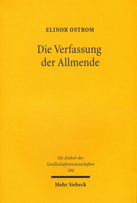 Die Verfassung der Allmende