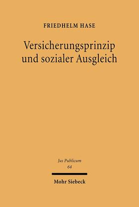 Versicherungsprinzip und sozialer Ausgleich