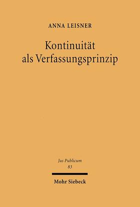 Kontinuität als Verfassungsprinzip