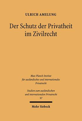 Der Schutz der Privatheit im Zivilrecht