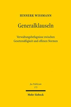 Wißmann, H: Generalklauseln