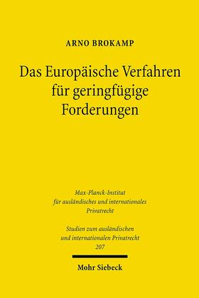 Brokamp, A: Europäische Verfahren