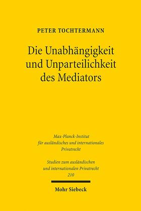 Tochtermann, P: Unabhängigkeit und Unparteilichkeit