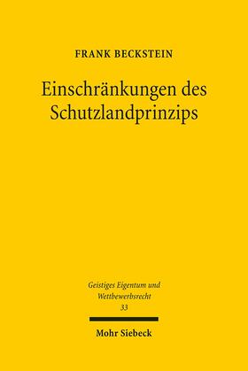 Beckstein, F: Einschränkungen des Schutzlandprinzips