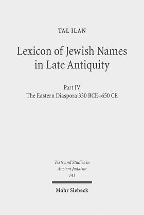 Lexicon of Jewish Names in Late Antiquity