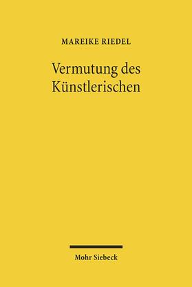 Vermutung des Künstlerischen