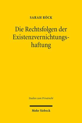 Röck, S: Rechtsfolgen der Existenzvernichtungshaftung