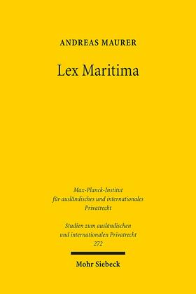Maurer, A: Lex Maritima
