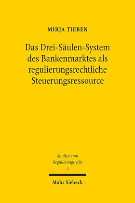 Das Drei-Säulen-System des Bankenmarktes als regulierungsrechtliche Steuerungsressource