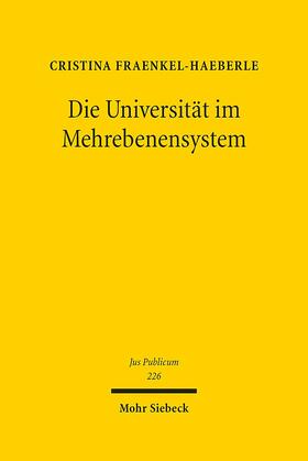 Fraenkel-Haeberle, C: Universität im Mehrebenensystem