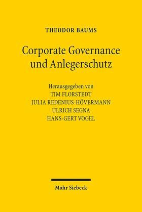 Corporate Governance und Anlegerschutz